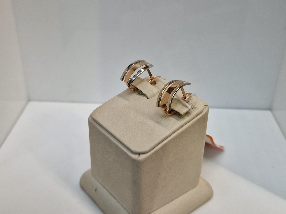 СЕРЬГИ БЕЗ КАМНЯ (Au 585)