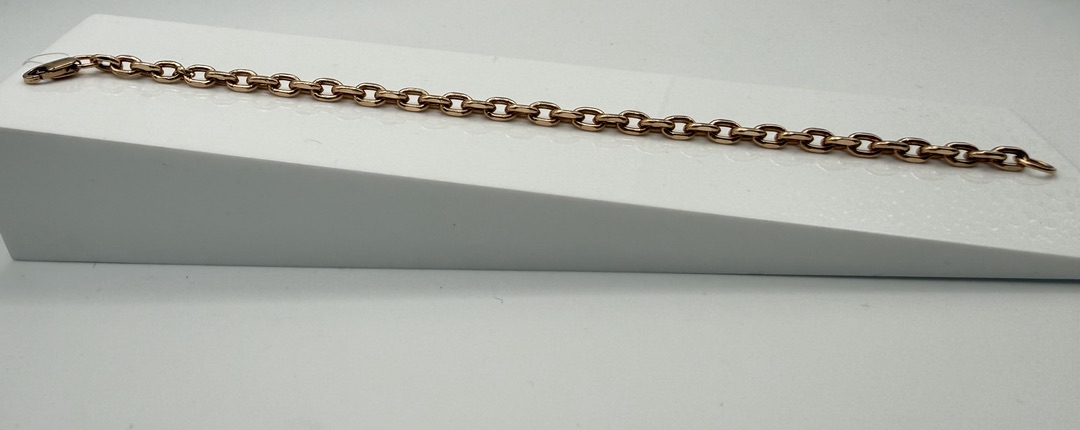 БРАСЛЕТ ПУСТОТЕЛЫЙ Бисмарк (Au 585)