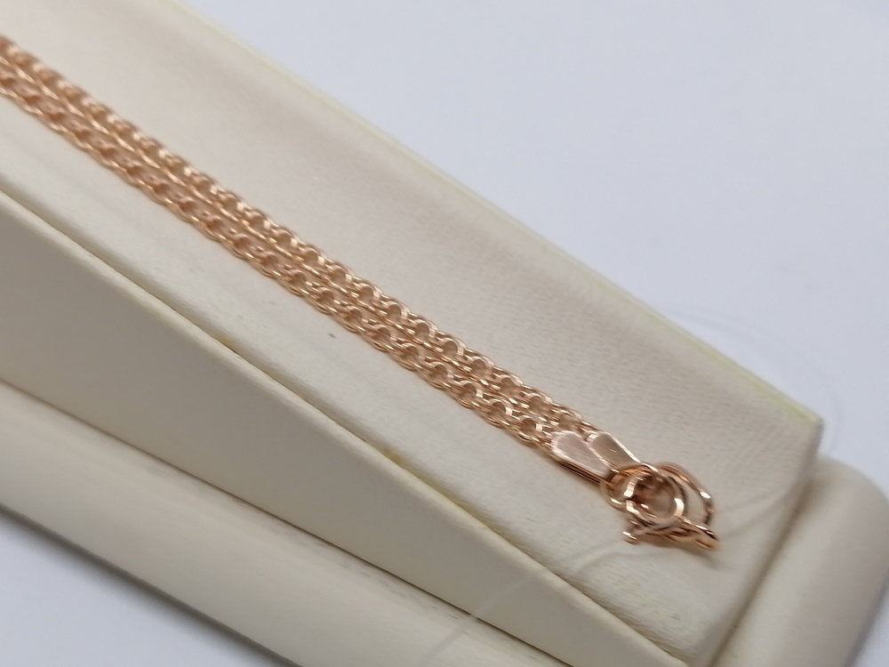 8040200-55 ЦЕПЬ ПОЛНОВЕСНАЯ Бисмарк (Au 585)