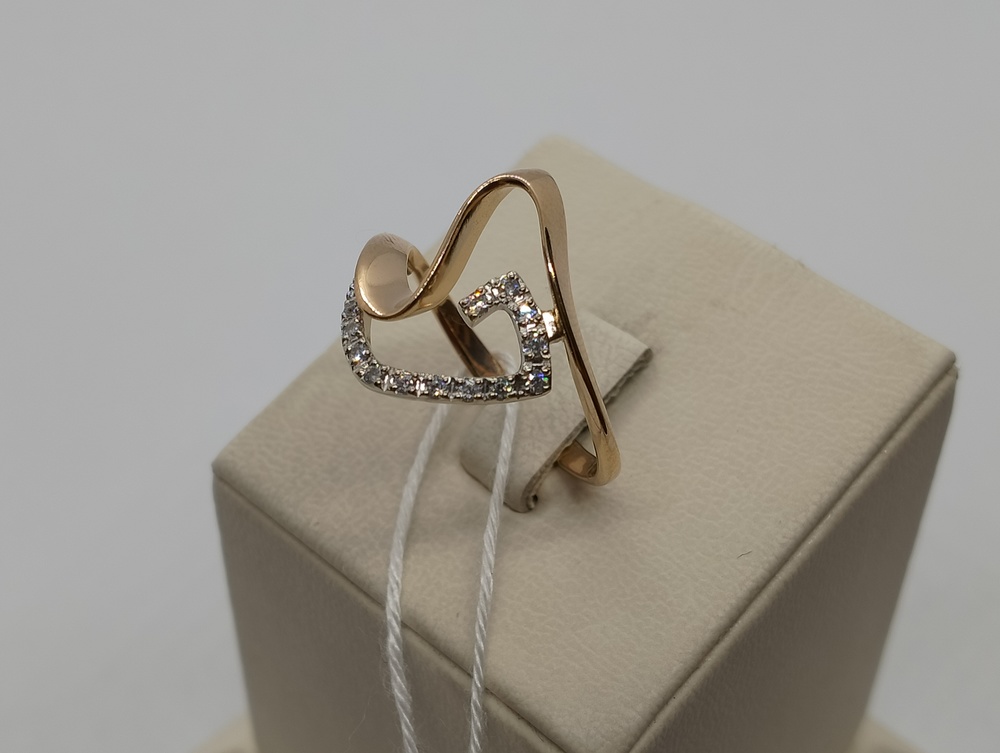 КОЛКМИ585 КОЛЬЦО С КАМНЯМИ (Au 585)