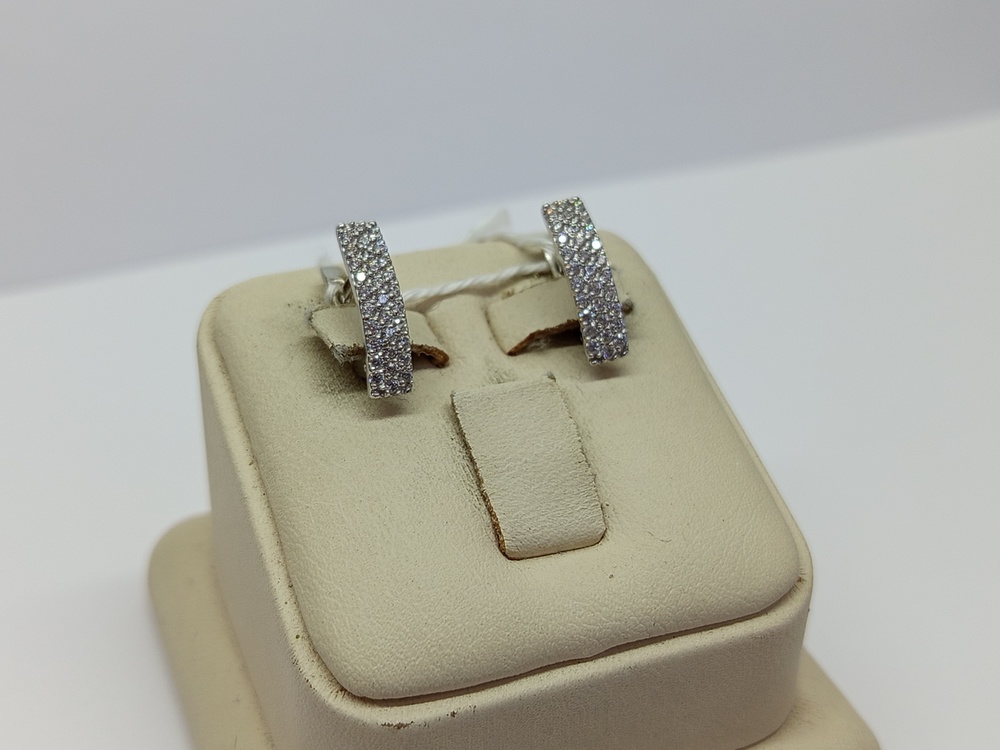 СКМИ585 СЕРЬГИ С КАМНЯМИ (Au 585)