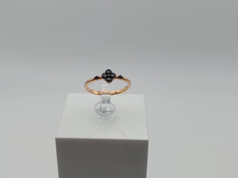 КОЛЬЦО С КАМНЯМИ (Au 585)