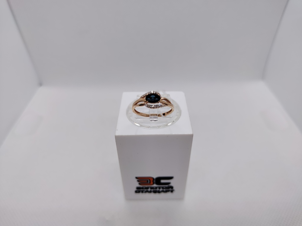 КОЛКМИ585 КОЛЬЦО С КАМНЯМИ (Au 585)