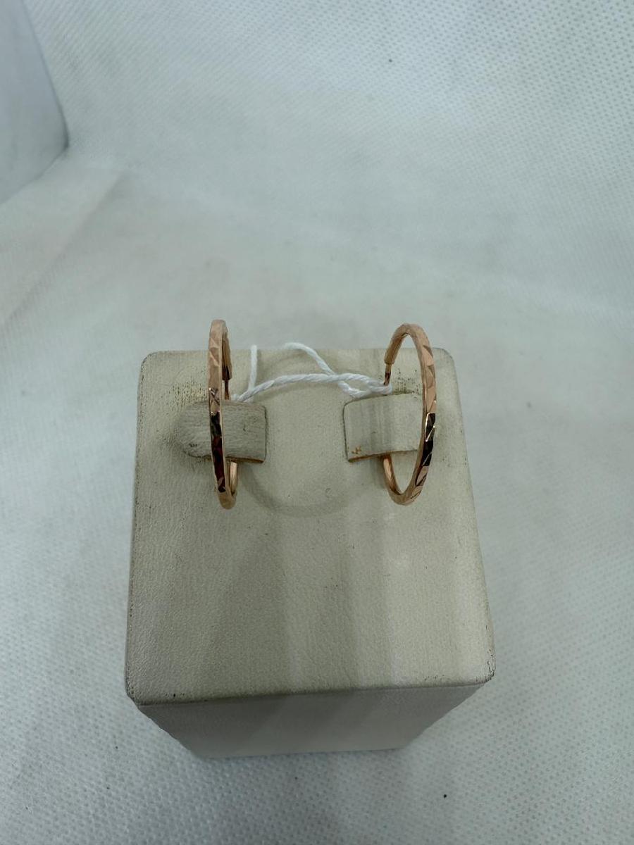 СКОН585 СЕРЬГИ КОНГО (Au 585)