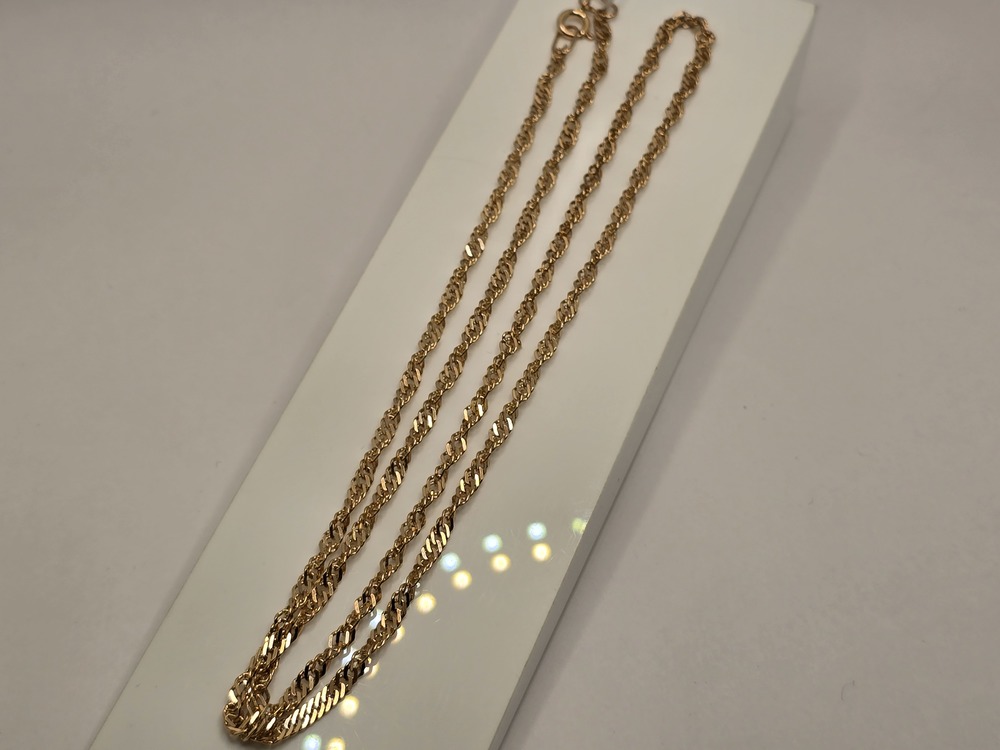 ЦЛСИ585 ЦЕПЬ ПОЛНОВЕСНАЯ Сингапур (Au 585)