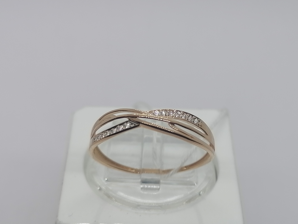 КОЛКМИ585 КОЛЬЦО С КАМНЯМИ (Au 585)