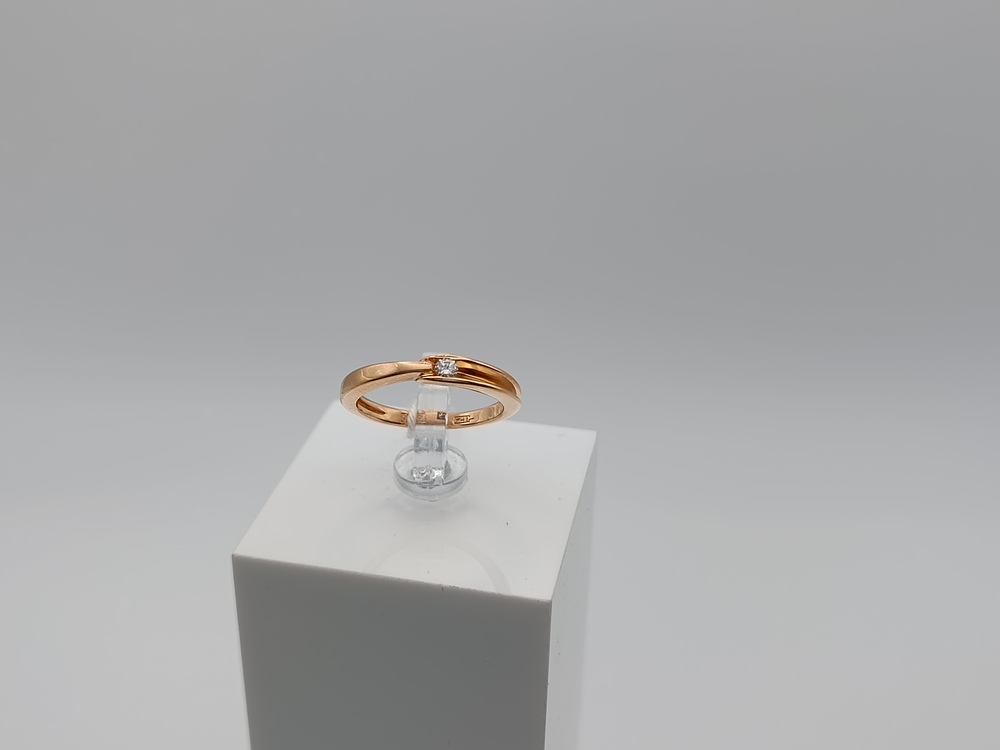 КОЛКМ585 КОЛЬЦО С КАМНЕМ (Au 585)