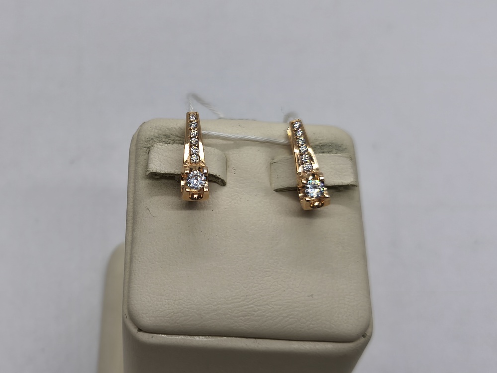 СЕРЬГИ С КАМНЯМИ (Au 585)