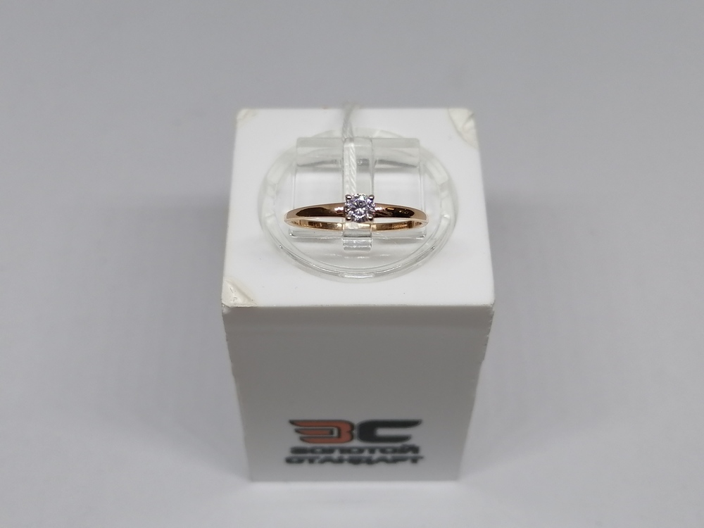 КОЛКМ585 КОЛЬЦО С КАМНЕМ (Au 585)