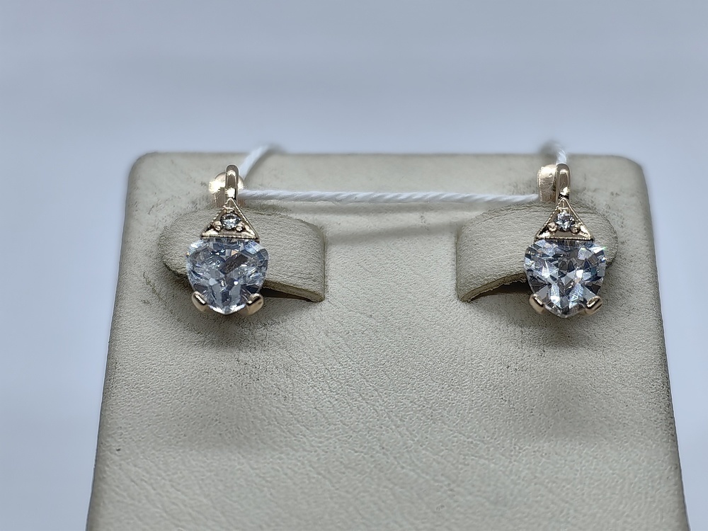 СЕРЬГИ С КАМНЯМИ (Au 585)