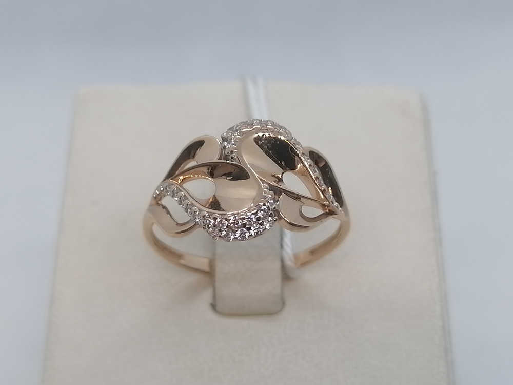 КОЛКМИ585 КОЛЬЦО С КАМНЯМИ (Au 585)