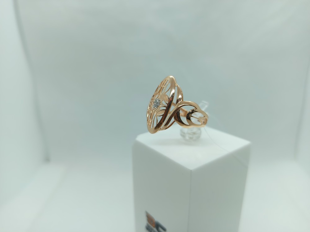 КОЛЬЦО С КАМНЕМ (Au 585)