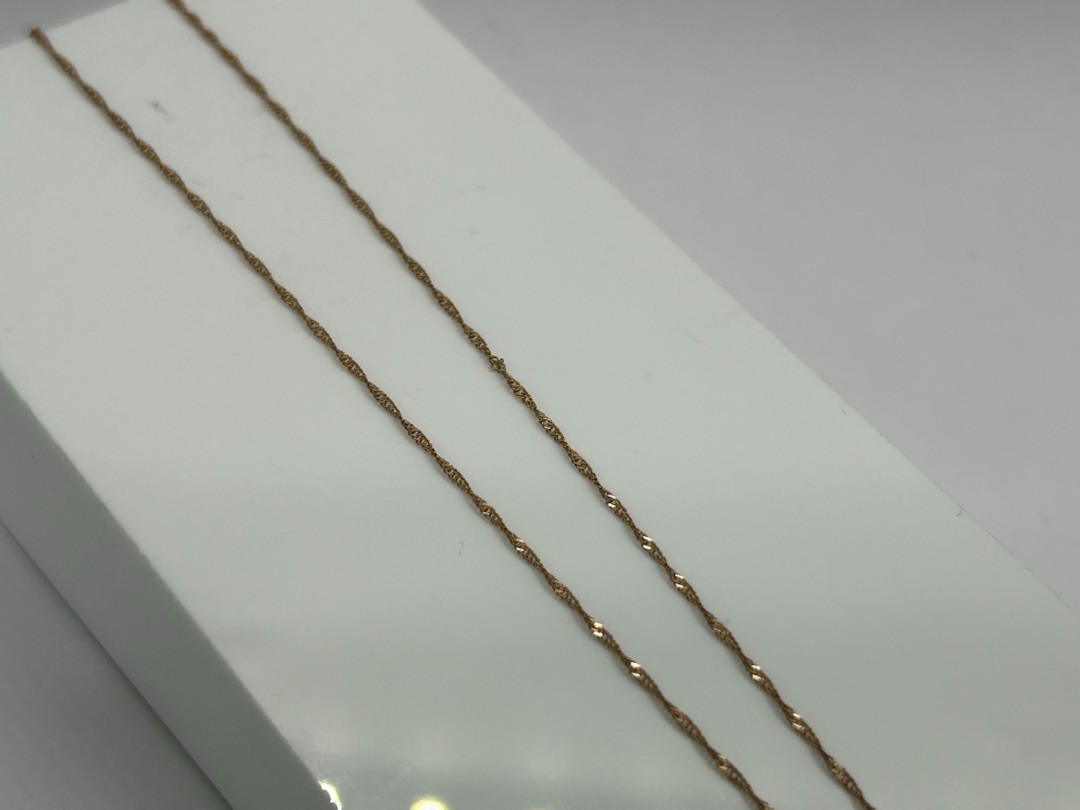 ЦЕПЬ ПУСТОТЕЛАЯ Сингапур (Au 585)