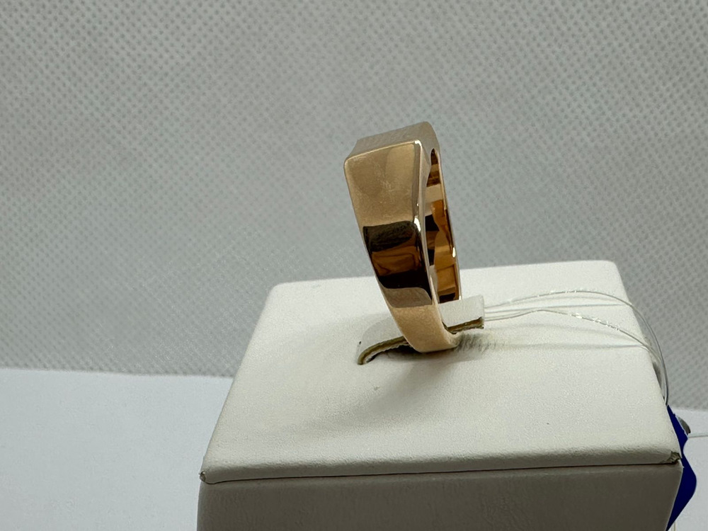 01-0064 КОЛЬЦО ПЕЧАТКА без камня (Au 585)