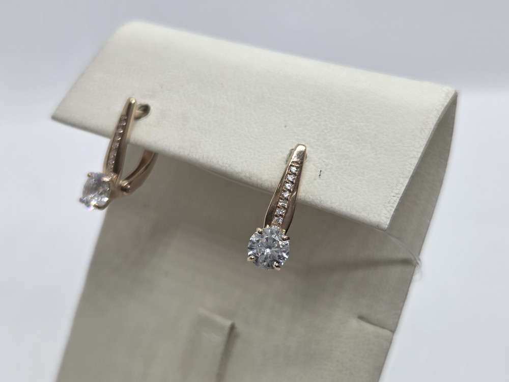 СЕРЬГИ С КАМНЯМИ (Au 585)