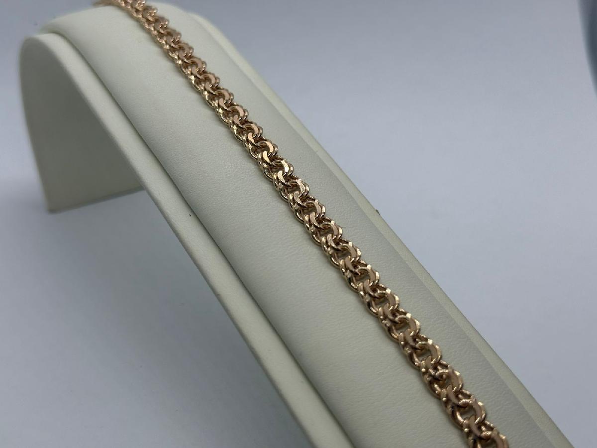 670009024 БРАСЛЕТ ПУСТОТЕЛЫЙ Бисмарк (Au 585) 670009024 БРАСЛЕТ ПУСТОТЕЛЫЙ Бисмарк (Au 585)