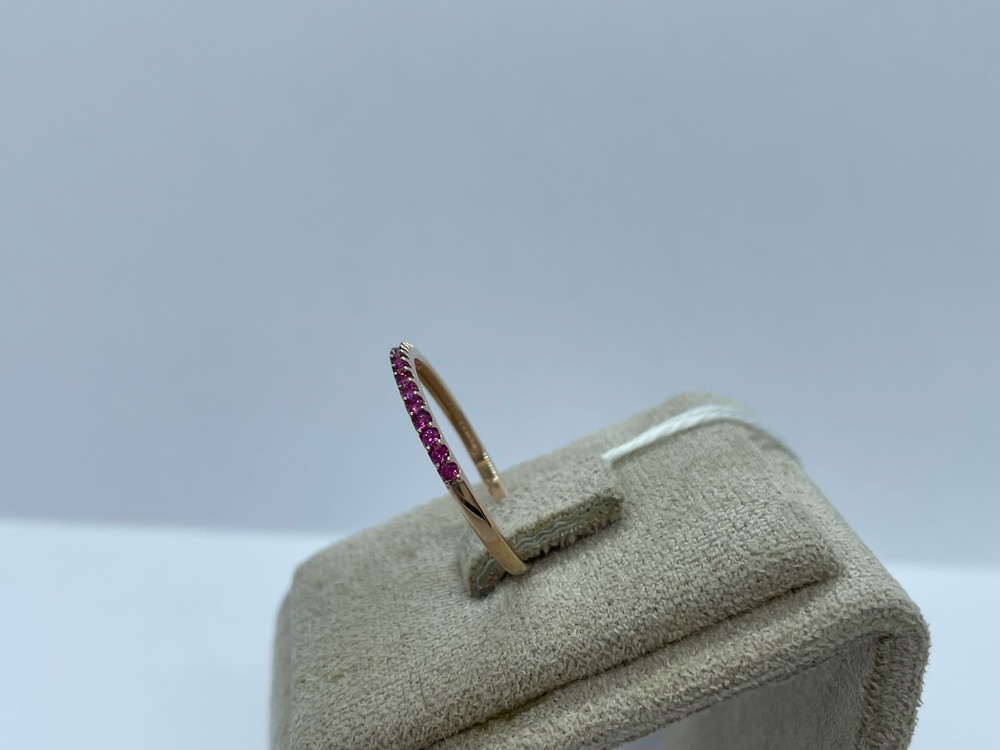 КОЛЬЦО С КАМНЯМИ (Au 585)