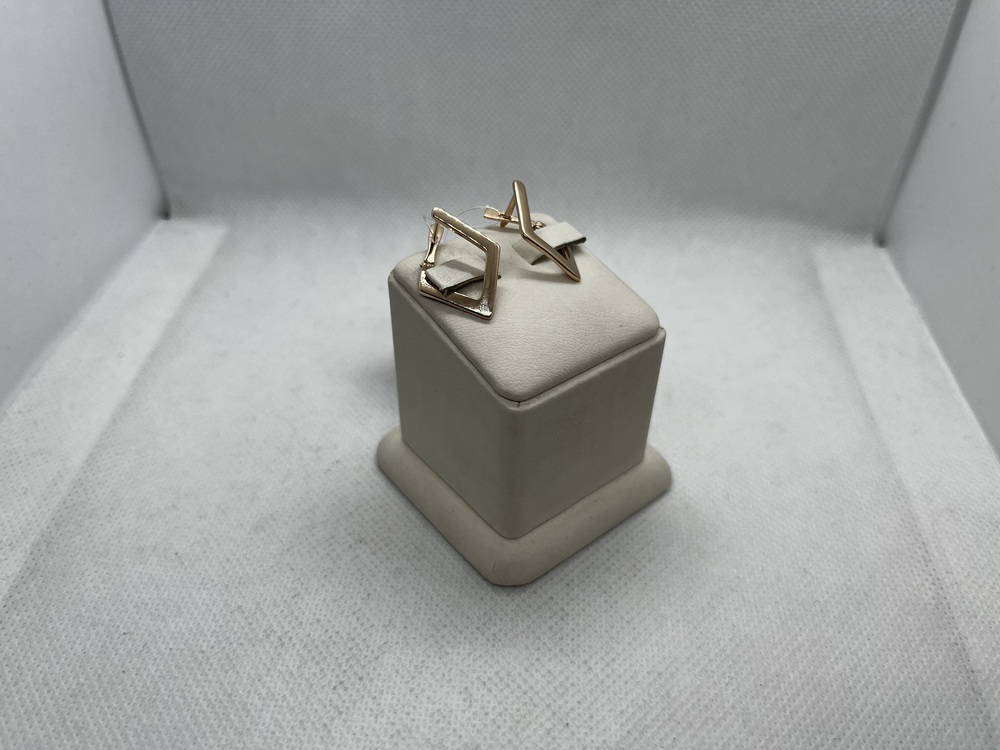 СЕРЬГИ БЕЗ КАМНЯ (Au 585)