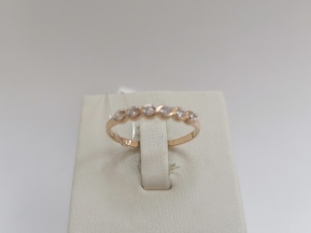 КОЛЬЦО С КАМНЯМИ (Au 585)