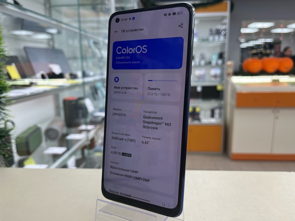 Смартфон Oppo A74