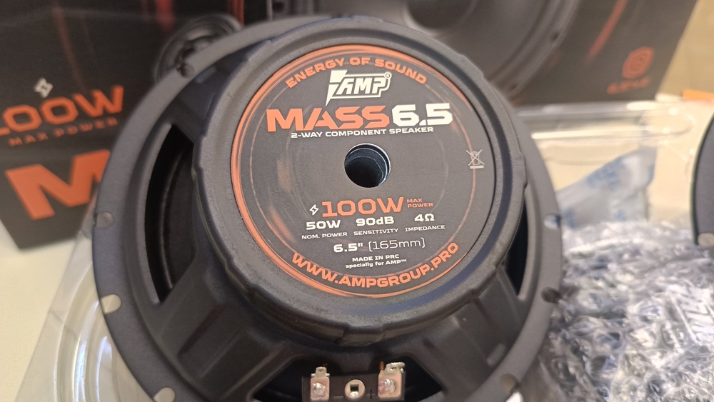 Автоакустика передняя AMP MASS 6.5