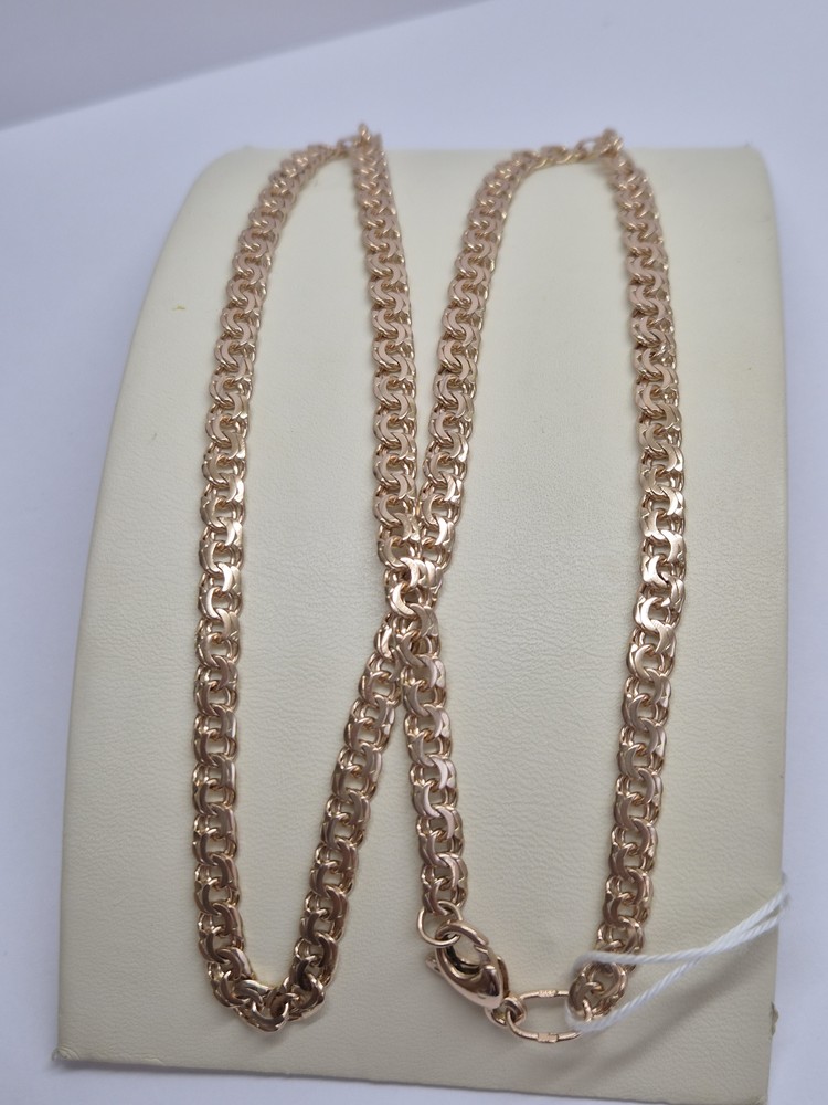 ЦЛБС585 ЦЕПЬ ПОЛНОВЕСНАЯ Бисмарк (Au 585) ЦЛБС585 ЦЕПЬ ПОЛНОВЕСНАЯ Бисмарк (Au 585)