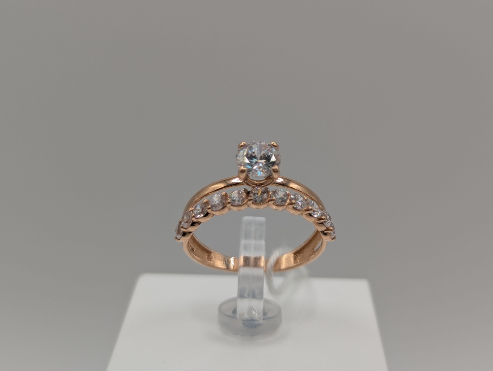 КОЛКМИ585 КОЛЬЦО С КАМНЯМИ (Au 585)