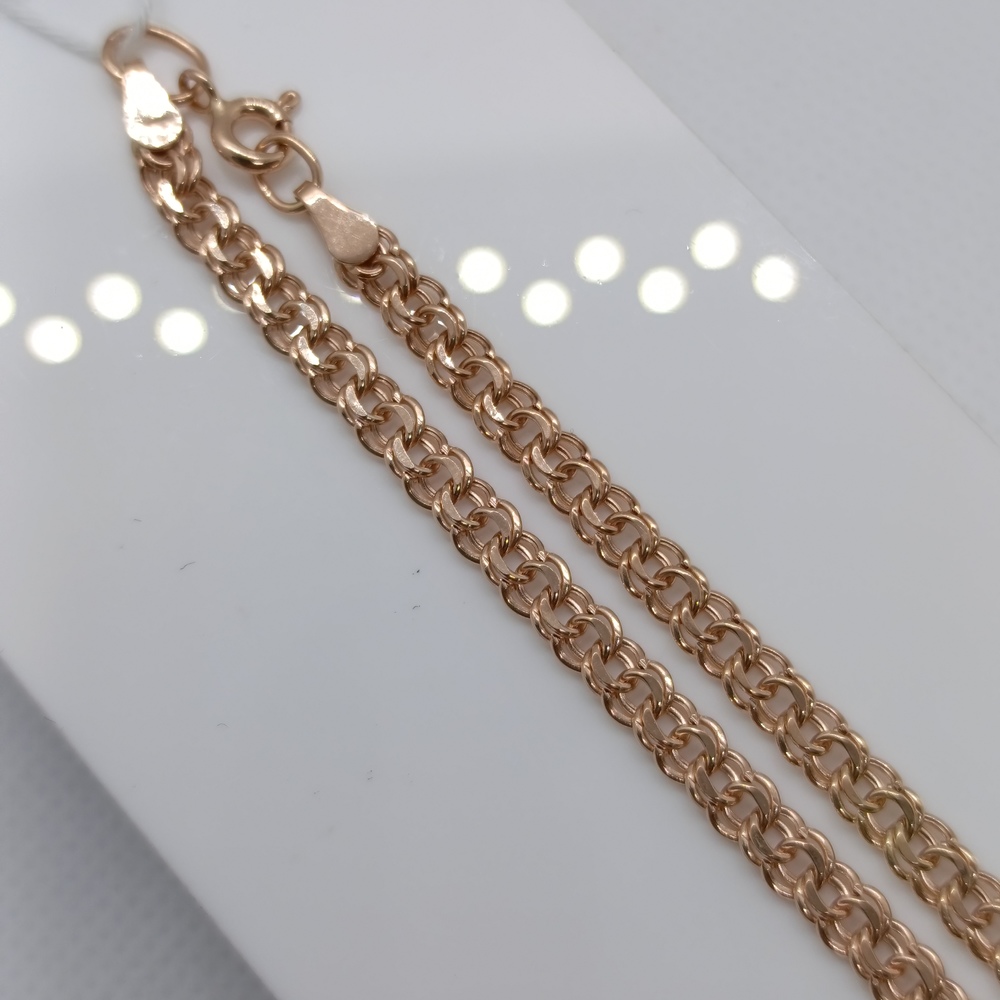 ЦПБС585 ЦЕПЬ ПУСТОТЕЛАЯ Бисмарк (Au 585)