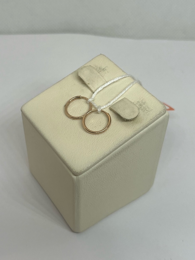 СКОН585 СЕРЬГИ КОНГО (Au 585)
