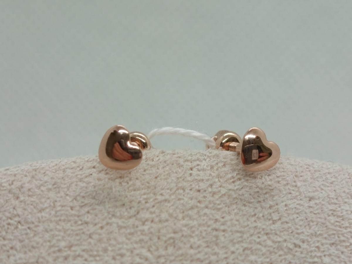 СПУС585 СЕРЬГИ ПУСЕТЫ (Au 585)