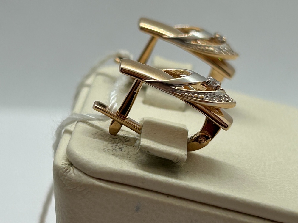 СКМИ585 СЕРЬГИ С КАМНЯМИ (Au 585) СКМИ585 СЕРЬГИ С КАМНЯМИ (Au 585)