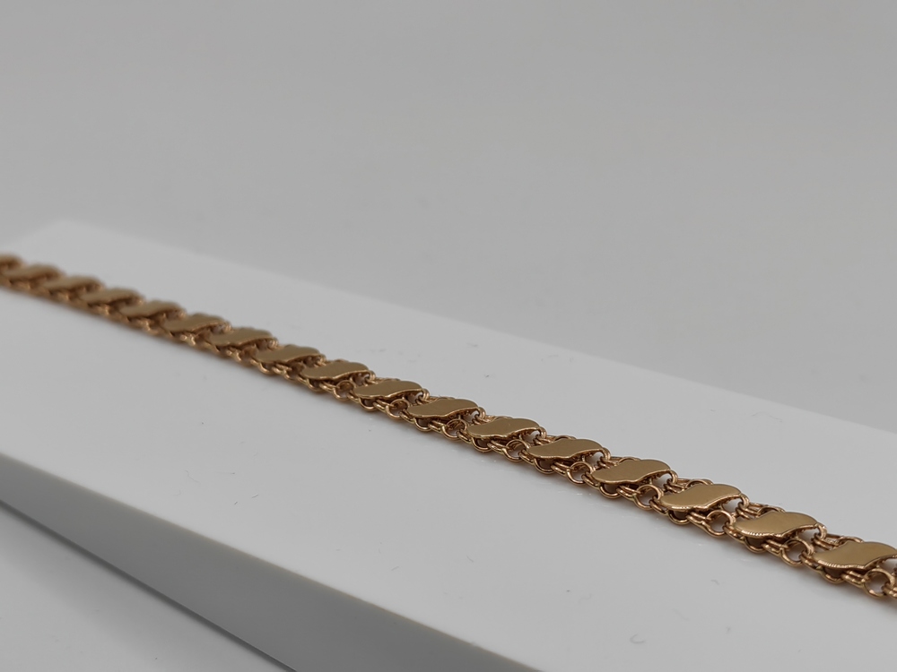 БРАСЛЕТ ПОЛНОВЕСНЫЙ Фантазия Au 585