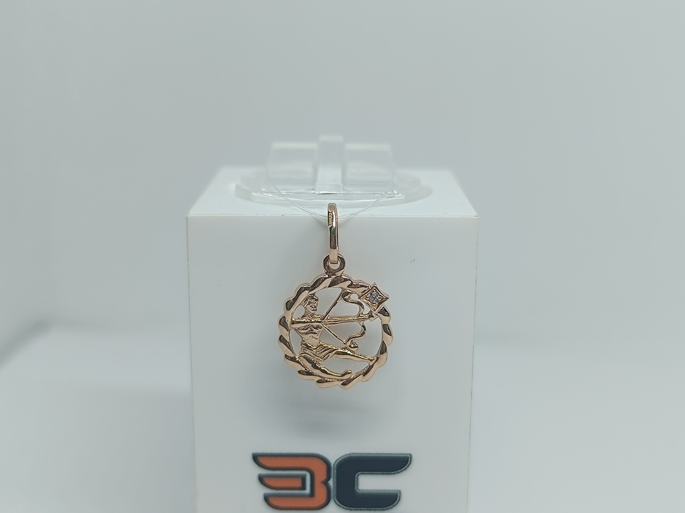ПОДВЕСКА ЗНАК ЗОДИАКА СТРЕЛЕЦ (Au 585)