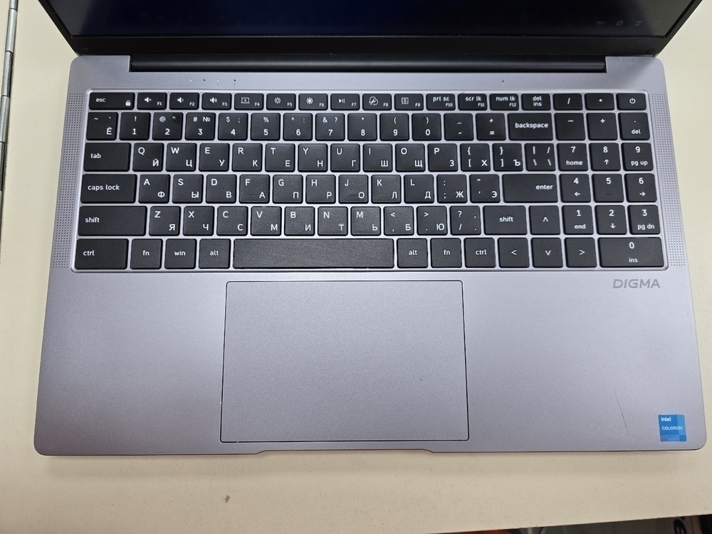 Ноутбук DIGMA EVE C5800; Celeron N4020, Intel UHD Graphics 600, 8 Гб, 240 Гб, Нет