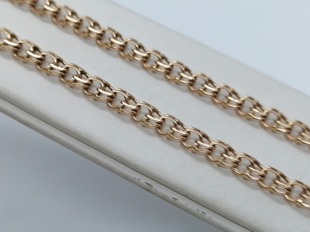 ЦЕПЬ ПОЛНОВЕСНАЯ Бисмарк (Au 585)