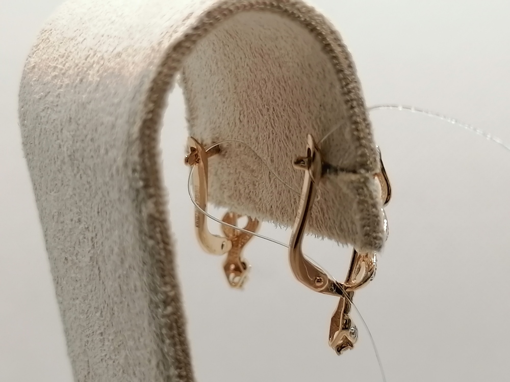 СЕРЬГИ С КАМНЯМИ (Au 585)