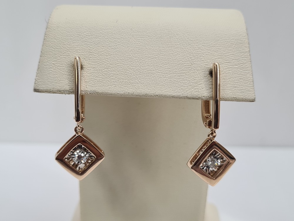 02-11-5737-11-00 СЕРЬГИ БРИЛЛИАНТ (Au 585)