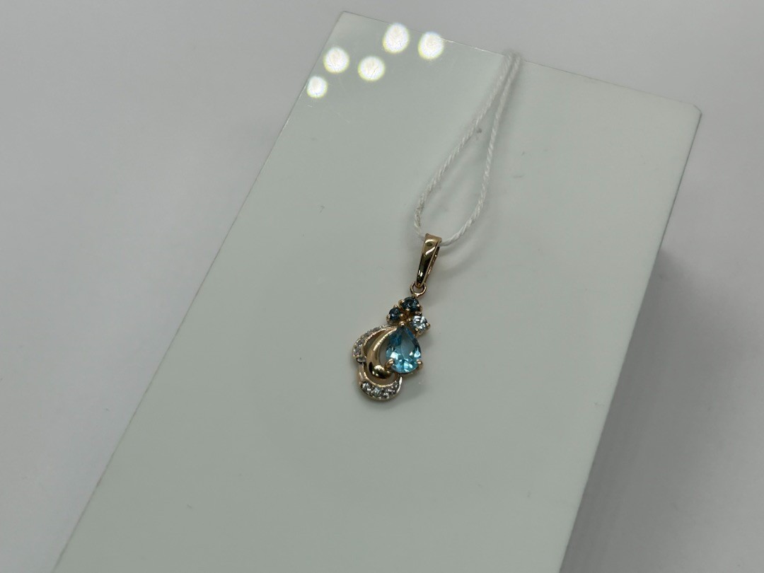 ПОДВЕСКА С КАМНЯМИ (Au 585)