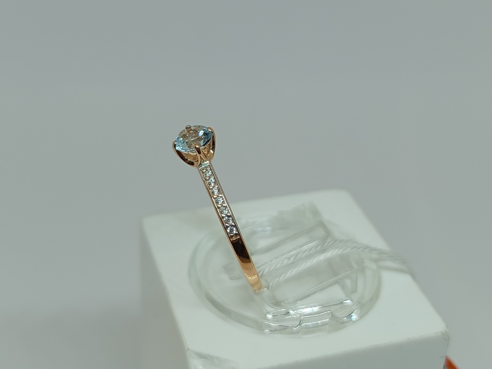 КОЛКМИ585 КОЛЬЦО С КАМНЯМИ (Au 585)