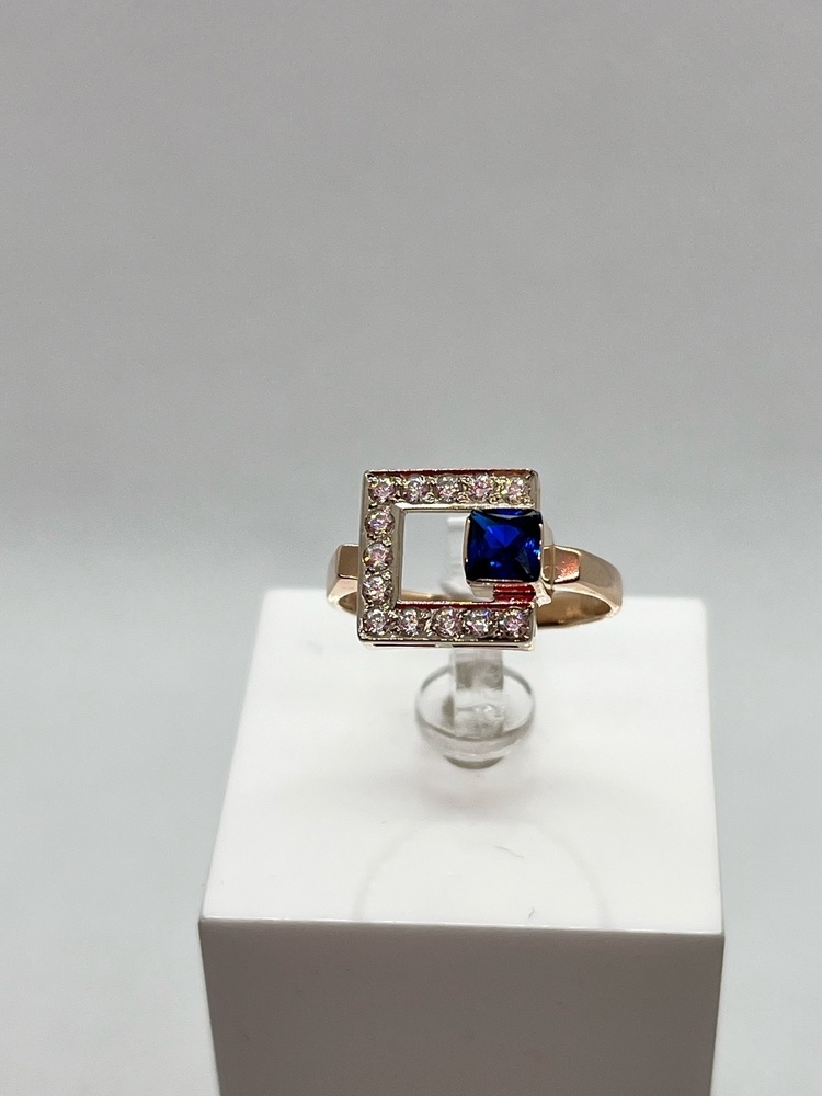 КОЛКМИ585 КОЛЬЦО С КАМНЯМИ (Au 585)