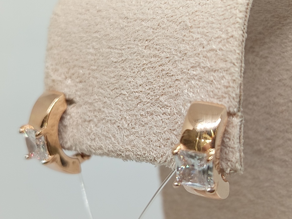 СЕРЬГИ С КАМНЯМИ (Au 585)