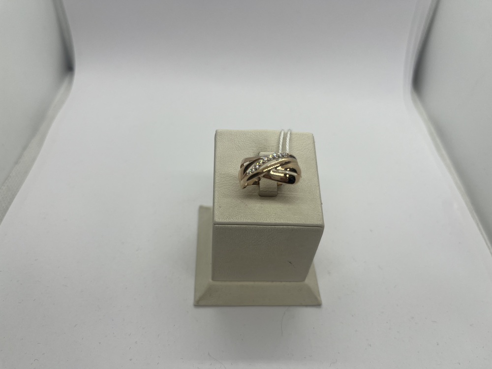 КОЛКМИ585 КОЛЬЦО С КАМНЯМИ (Au 585)