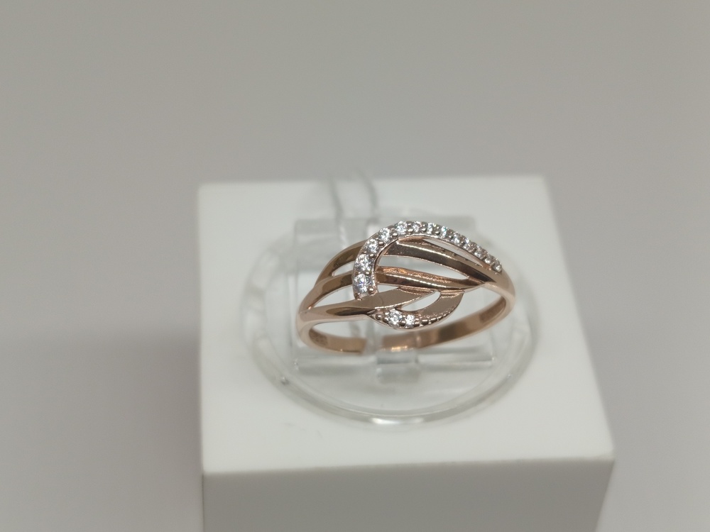 КОЛКМИ585 КОЛЬЦО С КАМНЯМИ (Au 585)