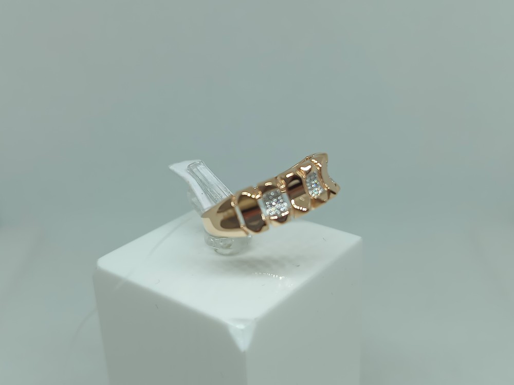 КОЛЬЦО С КАМНЯМИ (Au 585)