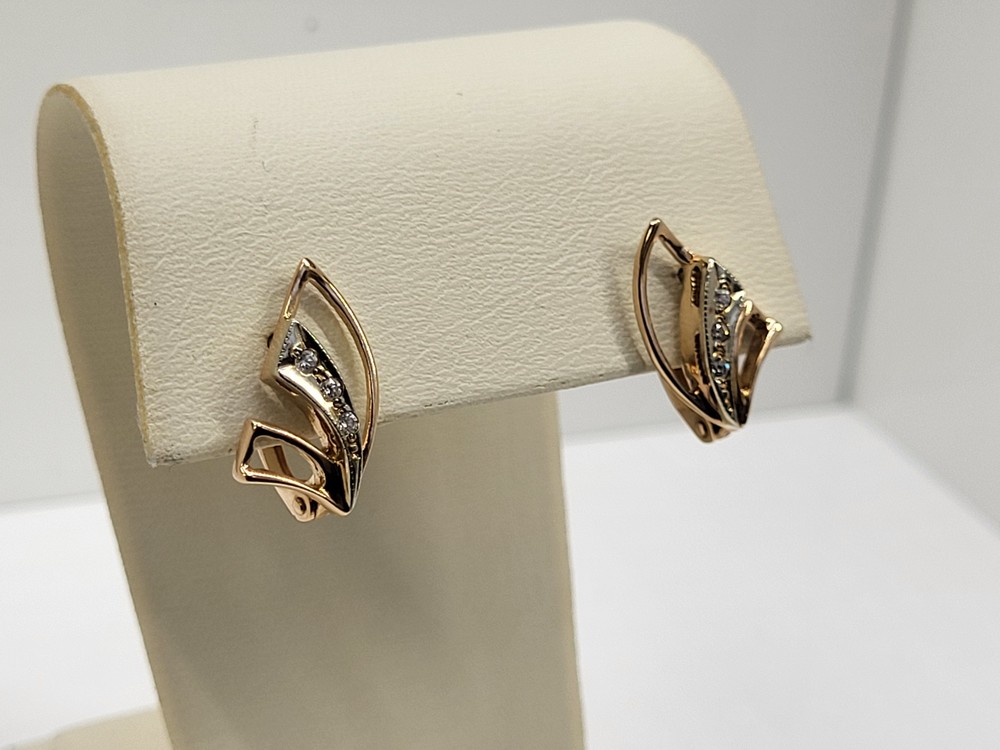 СЕРЬГИ С КАМНЯМИ (Au 585)