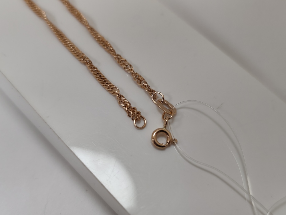 БРАСЛЕТ ПУСТОТЕЛЫЙ Сингапур (Au 585)