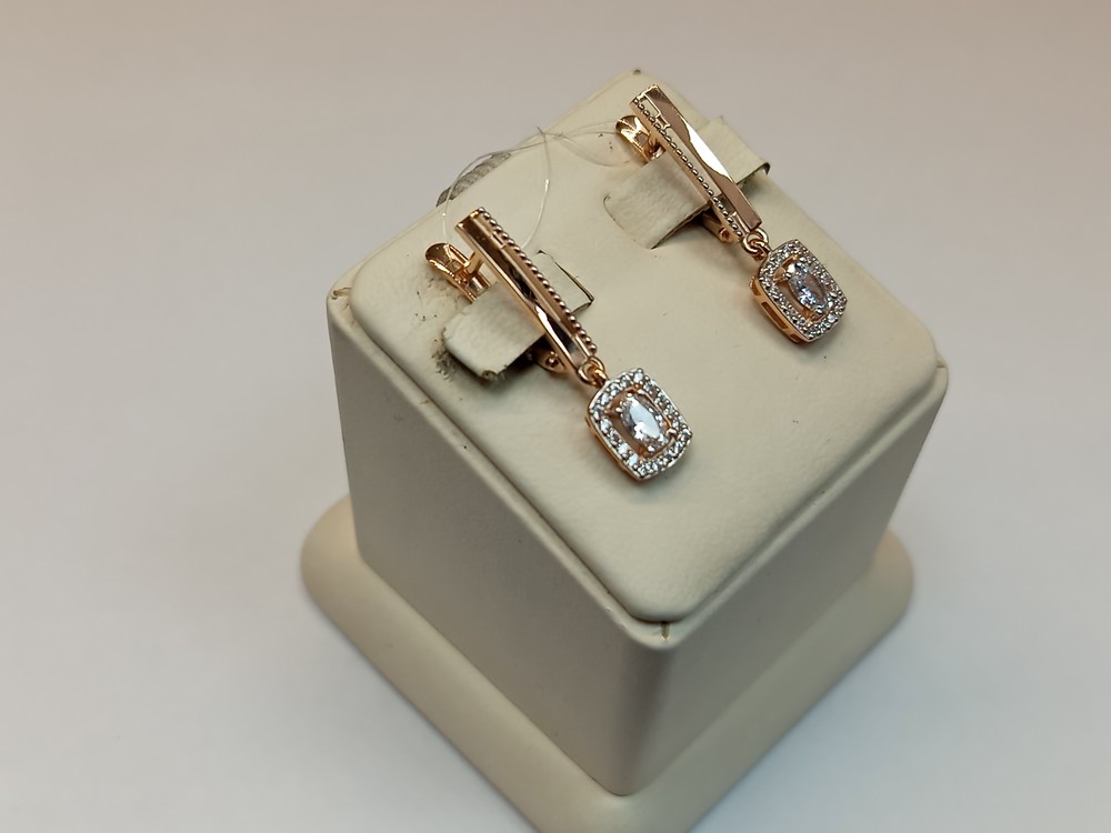 СЕРЬГИ С КАМНЯМИ (Au 585)