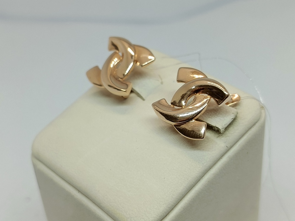 СЕРЬГИ БЕЗ КАМНЯ (Au 585)