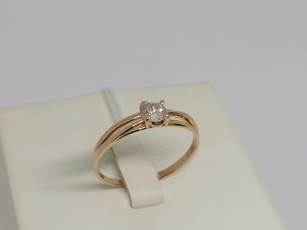 КОЛЬЦО БРИЛЛИАНТ Au 585