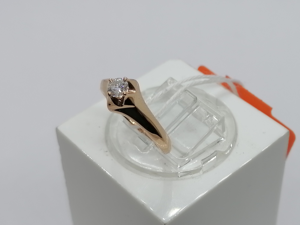 КОЛЬЦО БРИЛЛИАНТ Au 585